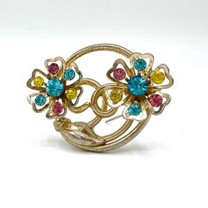 VTG Coro Flower Brooch